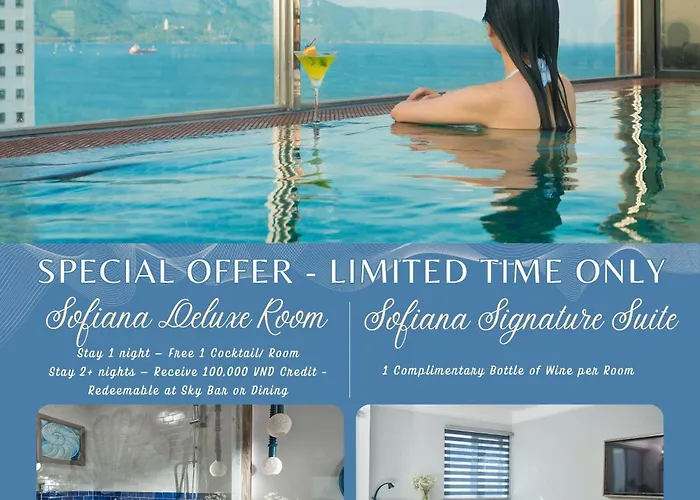 Sofiana My Khe Hotel & Spa- Rooftop Pool Bar